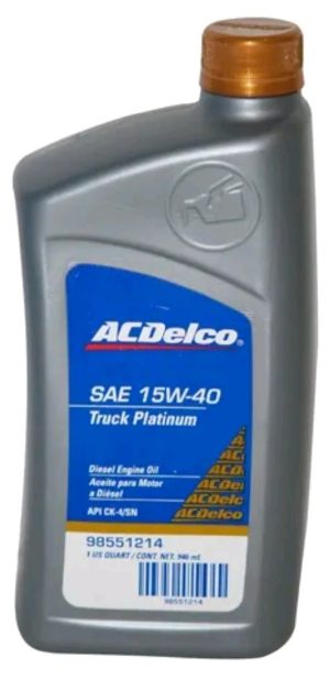 ACDELCO SEMI SINTETICO 15W-40 1/4