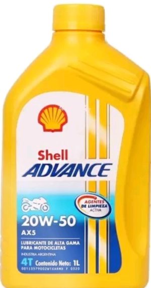 SHELL MINERAL 20W-50 4 TIEMPO