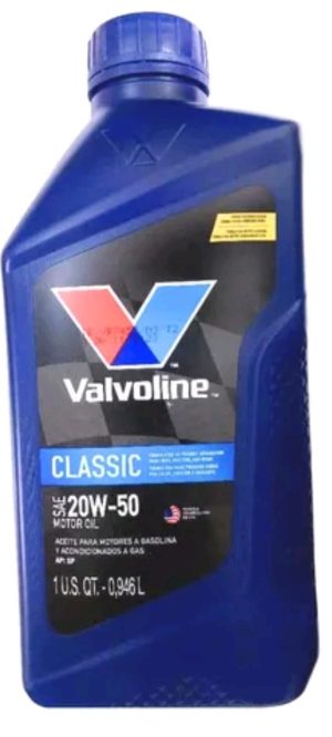 VALVOLINE MINERAL 20W-50 1/4