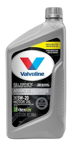 VALVOLINE SINTETICO 5W-20 1/4