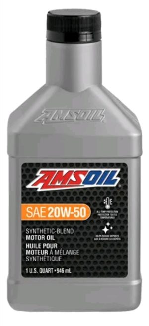 AMSOIL SEMI SINTETICO 20W-50 1/4