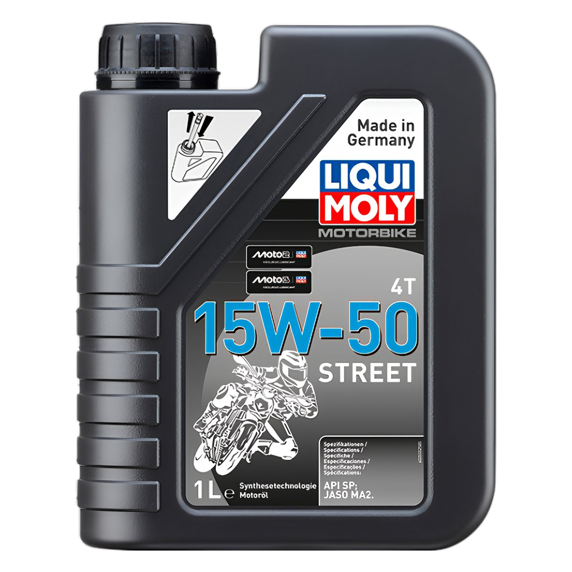 LIQUI MOLY SINTETICO 15W-50 4 TIEMPO STREET 1LT
